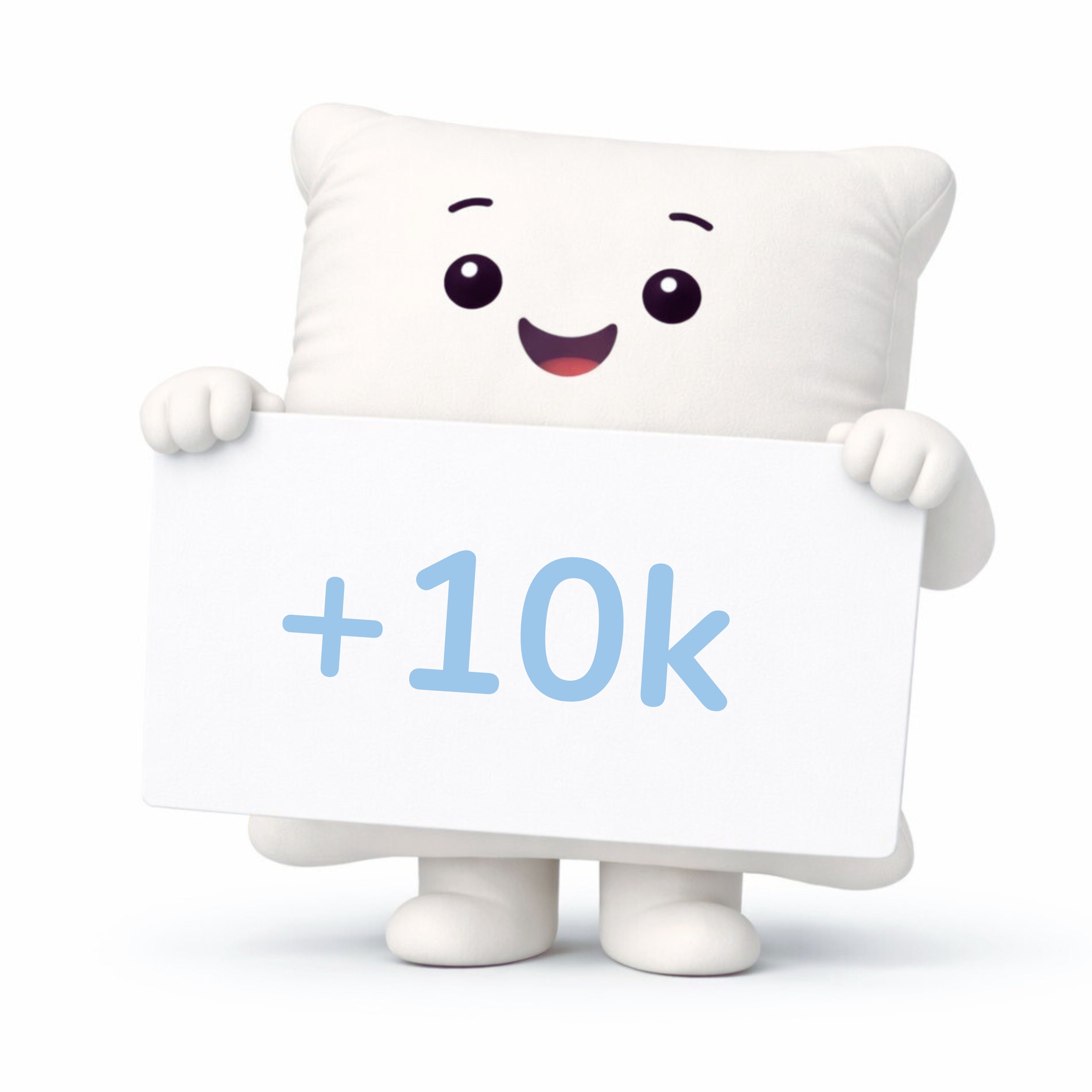 Restflow pillow Flowy representing happy customers and selling restflow sleep products